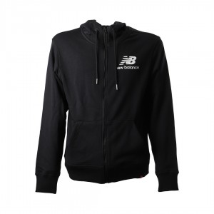 black full-zip sweatpants with hood new balance NEW BALANCE - 3