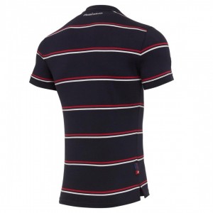 POLO COTONE CAGLIARI RIGATA BAMBINO 2019/2020 MACRON - 2