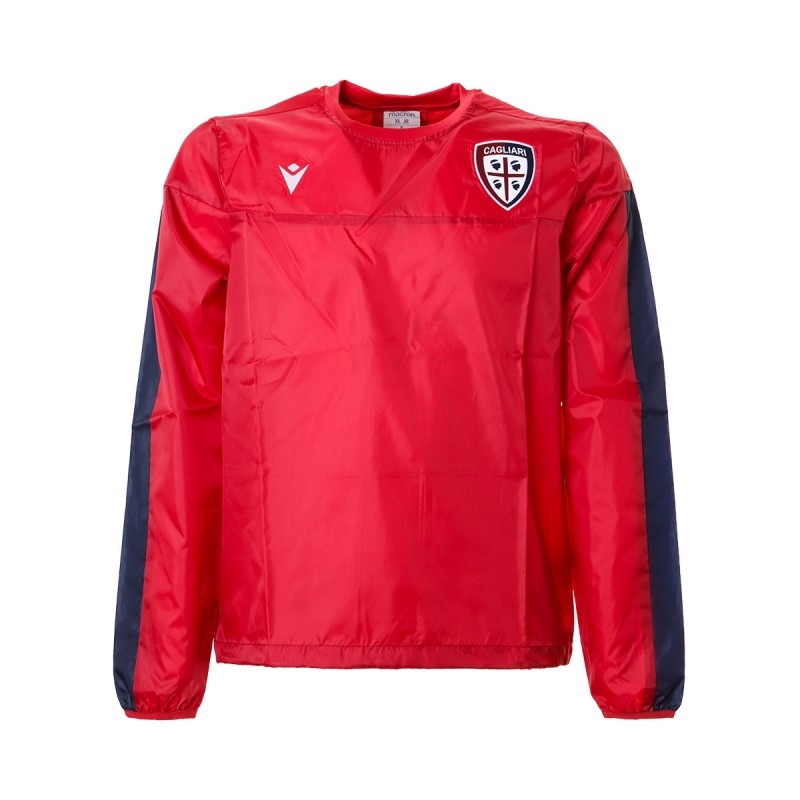 Casacca Antivento Bambino Cagliari Calcio Rossa Macron