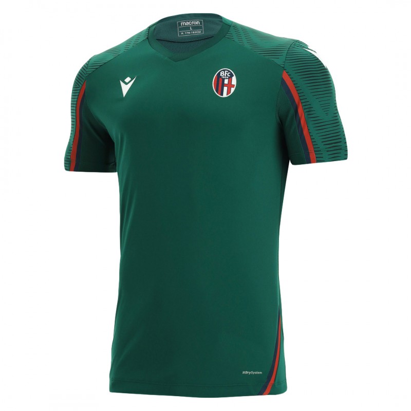 maglia allenamento bologna verde 2021/2022 MACRON - 1