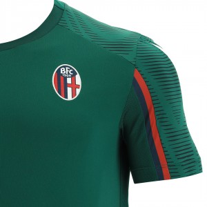 maglia allenamento bologna verde 2021/2022 MACRON - 3