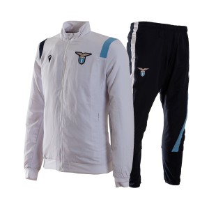 SS LAZIO TUTA FELPATA FULL ZIP NAVY ANTRACITE MACRON - 1