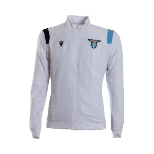 TUTA SS LAZIO MICROFIBRA BIANCA 2020/2021 BAMBINO MACRON - 2
