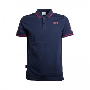 POLO COTONE NAVY BOLOGNA 2020/2021 MACRON - 1