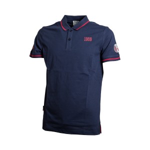 POLO COTONE NAVY BOLOGNA 2020/2021 MACRON - 2