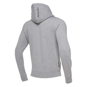 CAGLIARI FULL ZIP GRAY SWEATSHIRT MACRON - 2
