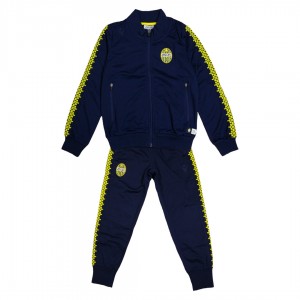 TUTA NAVY/GIALLA BAMBINO HELLAS VERONA MACRON - 1