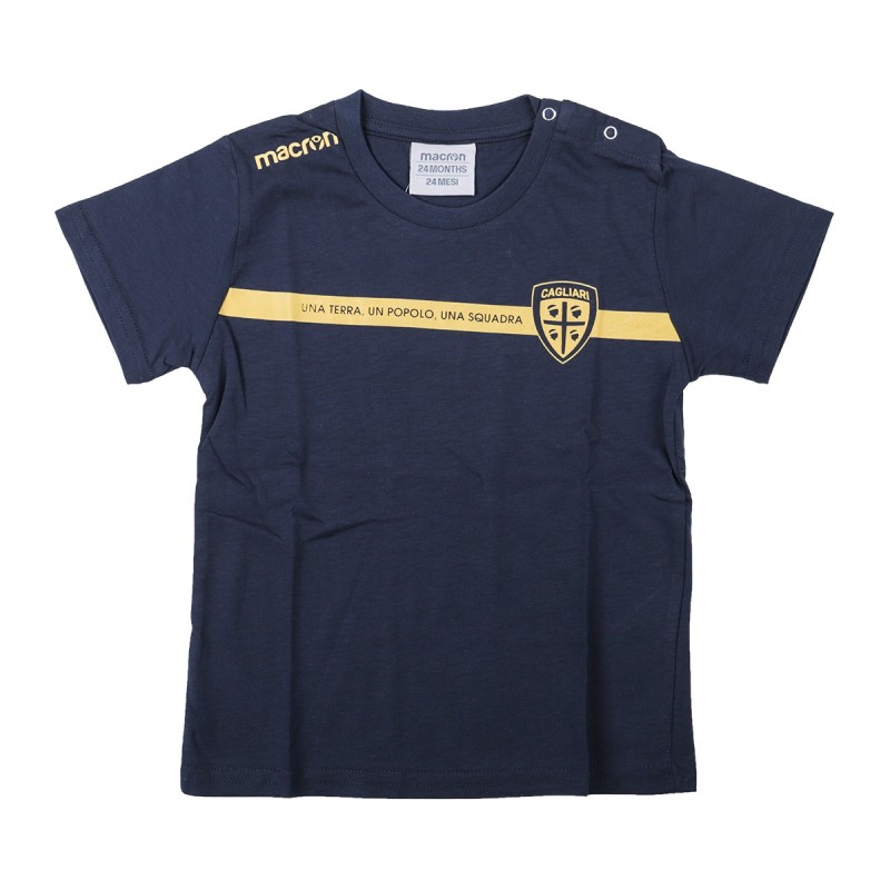 CAGLIARI INFANT T-SHIRT GOLD MACRON - 1