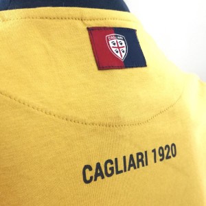 CAGLIARI GOLD T-SHIRT FOR KIDS 2017/2018 MACRON - 2