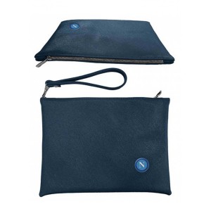 small napoli blue clutch bag with drawstring ENZO CASTELLANO - 1