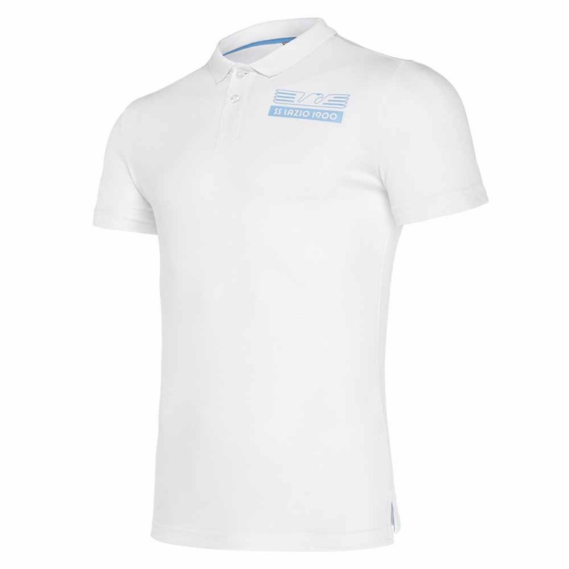 SS LAZIO POLO LINEA FAN BIANCA 2019/2020 MACRON - 1