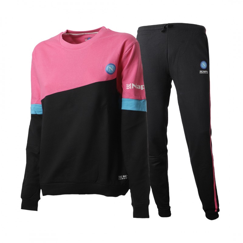 tuta homewear pigiama bambina girocollo nero ssc napoli Homewear s.r.l. - 1