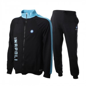 tuta homewear pigiama bambino full zip nera scritta ssc napoli Homewear s.r.l. - 1