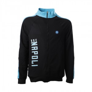 tuta homewear pigiama bambino full zip nera scritta ssc napoli Homewear s.r.l. - 2