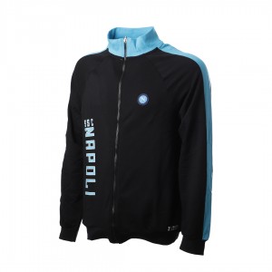 tuta homewear pigiama bambino full zip nera scritta ssc napoli Homewear s.r.l. - 4