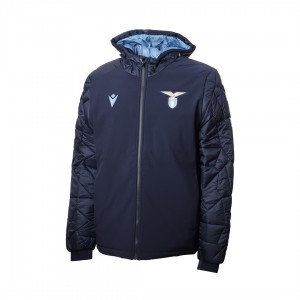 baby blue and light blue padded bomber jacket ss lazio 2021/2022 MACRON - 2