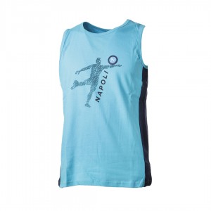 completo estivo pigiama azzurro ssc napoli Homewear s.r.l. - 2
