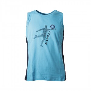 completo estivo pigiama azzurro ssc napoli Homewear s.r.l. - 5