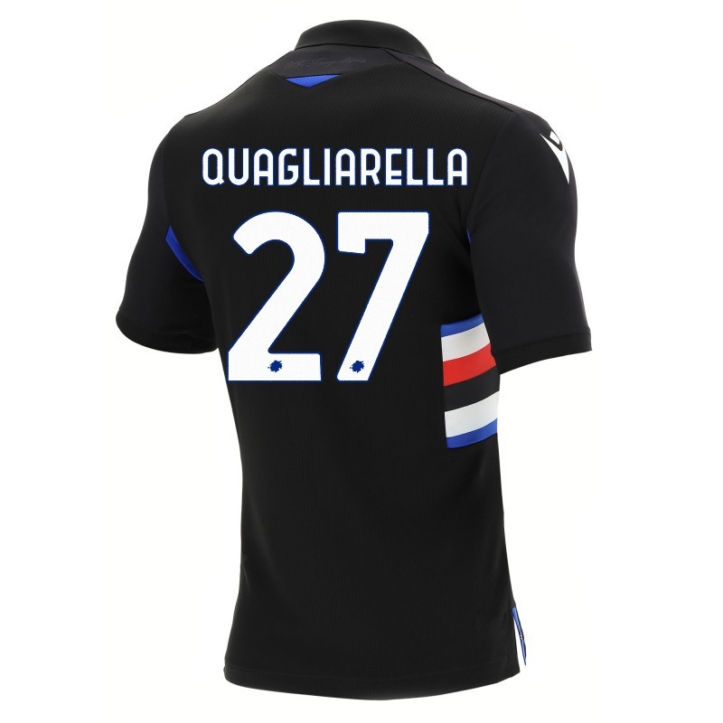 maglia sampdoria third bambino 2020/2021 quagliarella 27 MACRON - 1