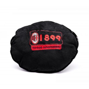 CUSCINO RICAMATO NERO AC MILAN NEMESI - 1