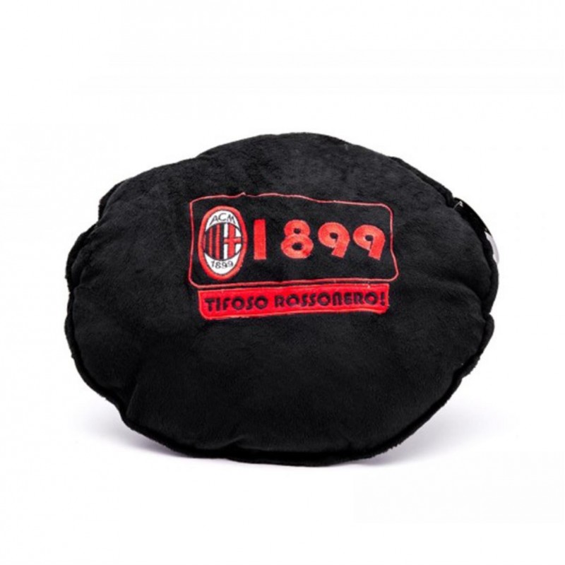 CUSCINO RICAMATO NERO AC MILAN NEMESI - 1