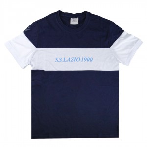 2020 ss lazio boy's t-shirt blue and white MACRON - 1