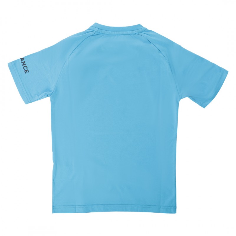 sky blue t shirt child logo SS Lazio Mizuno 2022 2023