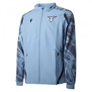 sky blue ss lazio 2021/2022 windproof training child jacket MACRON - 2