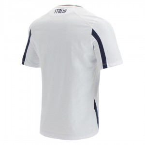 travel rugby jersey fir italia white 2021/2022 MACRON - 2