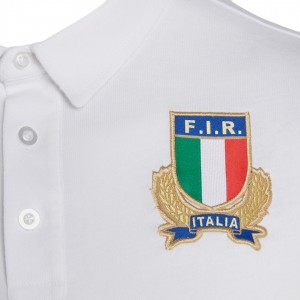 polo jersey ml rugby fir italia fan line 2019 MACRON - 5