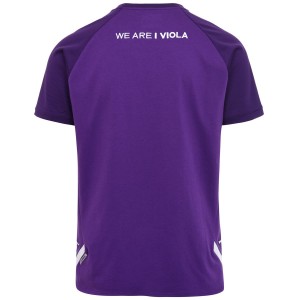 t-shirt fiorentina kappa viola 2022/2023 Kappa - 2