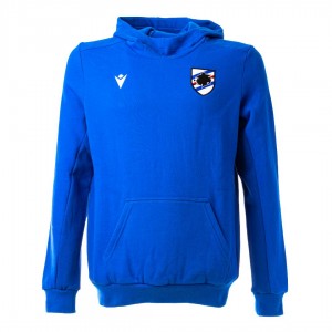 blue tracksuit with pockets and hood sampdoria 2022 MACRON - 2