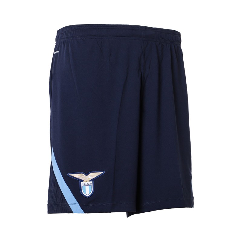 Short De Match SS Lazio Macron 2018/19 - Modèle Home, Adulte, Multicolore (bleu/jaune), Avec étiquettes