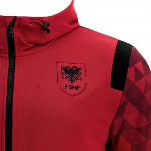 giacca anthem allenamento rossa albania 2020/2021 MACRON - 3