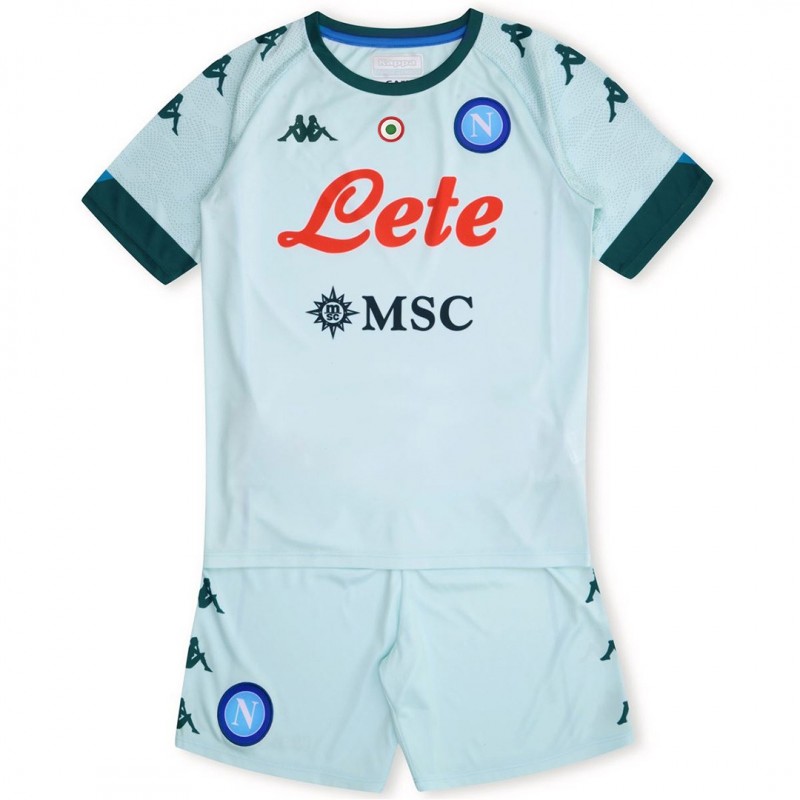 2020/2021 NAPOLI GREEN KIT BOYS Kappa - 1