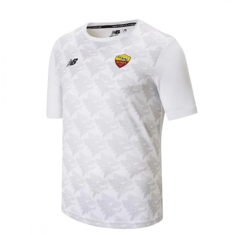 T-SHIRT ALLENAMENTO AS ROMA NEW BALANCE BIANCA 2021/2022 NEW BALANCE - 1