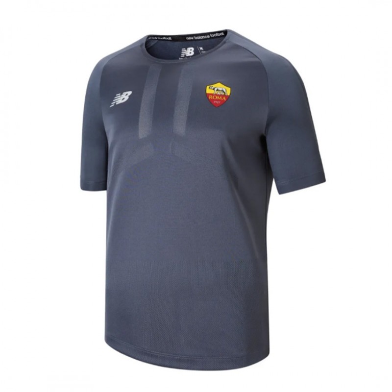 T-SHIRT ALLENAMENTO GRIGIO SCURO AS ROMA NEW BALANCE 2021/2022 NEW BALANCE - 1