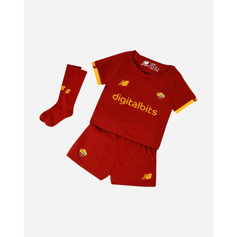 KIT AS ROMA BAMBINO HOME 2021/2022 NEW BALANCE - 1