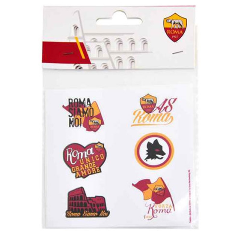 KIT 6 STICKERS AS ROMA GIEMME - 1