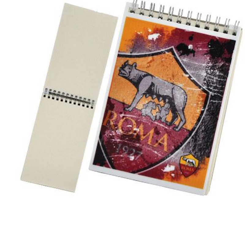 Block Notes Con Spirale AS Roma Gadget Ufficiale