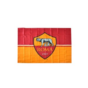 BANDIERA GIALLOROSSA SENZA ASTA AS ROMA GIEMME - 1