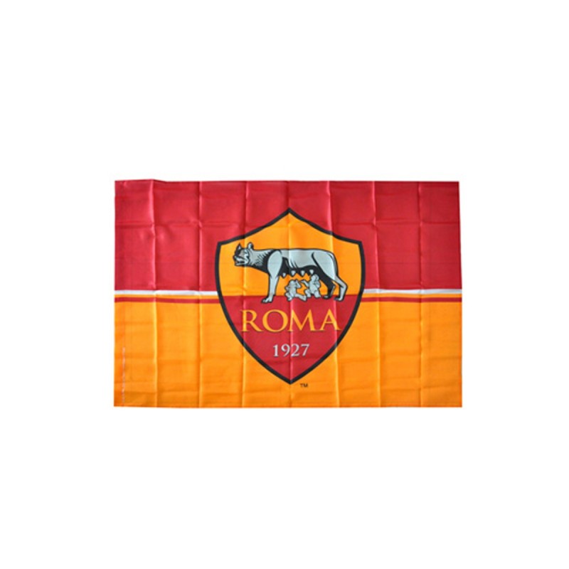 BANDIERA GIALLOROSSA SENZA ASTA AS ROMA GIEMME - 1
