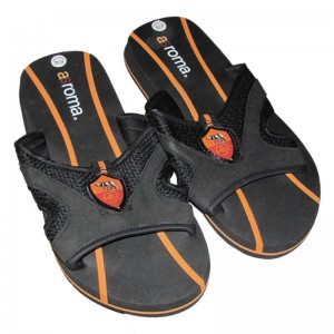 AS ROMA SLIPPERS BLACK SD - 1