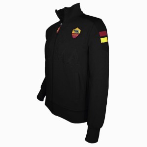 AS ROMA FELPA FULL ZIP NERA AMISTAD - 1