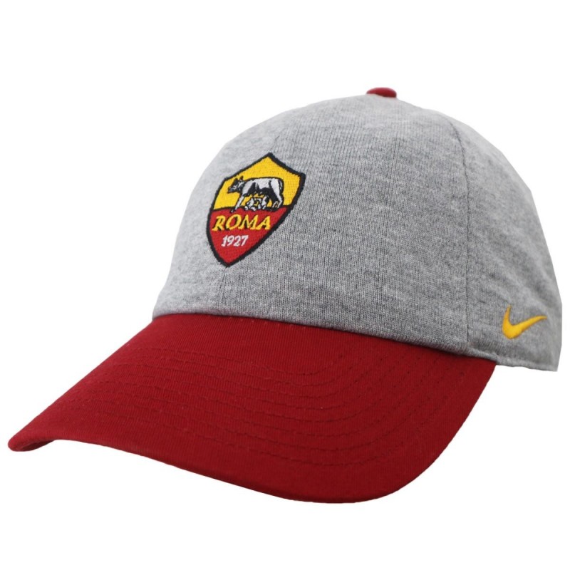 AS ROMA RED/GREY HAT H86 NIKE - 1