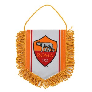 AS ROMA RED YELLOW BANDS PENNANT NEMESI - 1