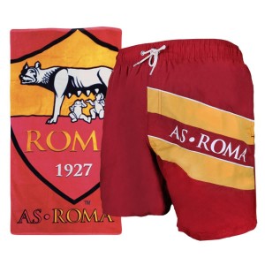AS ROMA COSTUME BERMUDA ROSSO AMISTAD - 1