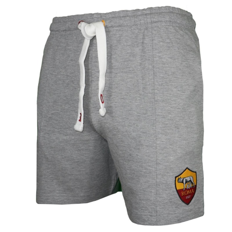 AS ROMA GREY/WHITE SHORTS KID AMISTAD - 1