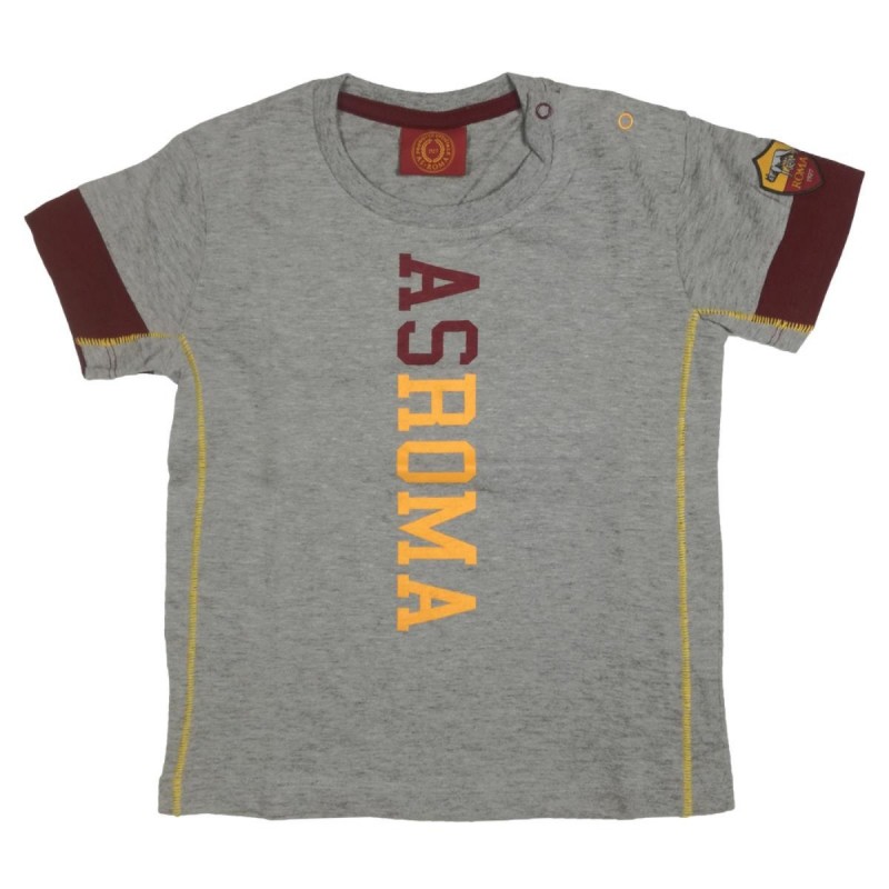 AS ROMA T-SHIRT GRIGIA INFANT AMISTAD - 1