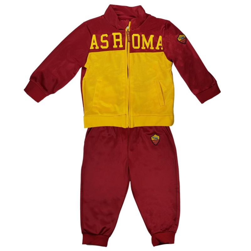  AS ROMA ACETATE RED TRACKSUIT BABIES AMISTAD - 1